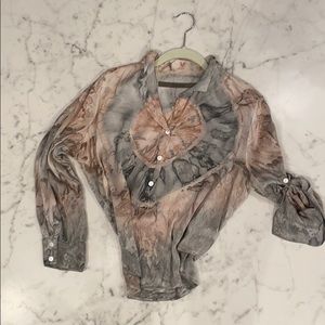 Enza Costa long sleeve blouse
